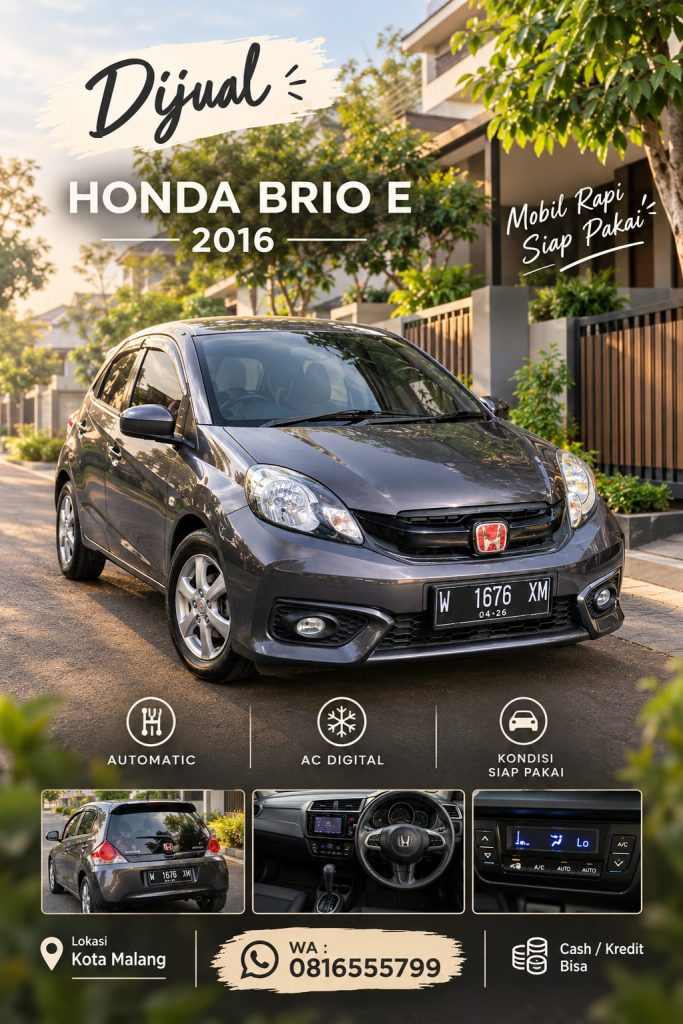 HONDA BRIO 2016 TYPE E